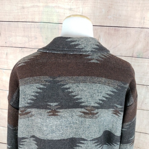 David Paul New York Aztec Print Jacket - Picture 6 of 7